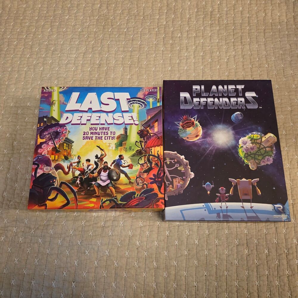 Last Defense! (Funko) + Planet Defenders (Renegade Games)